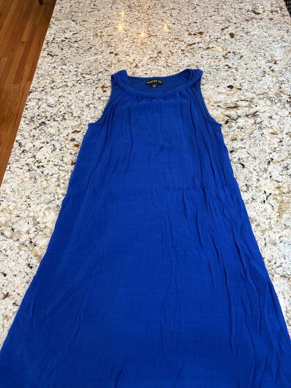 Harper 241 Blue Tank Dress Size L